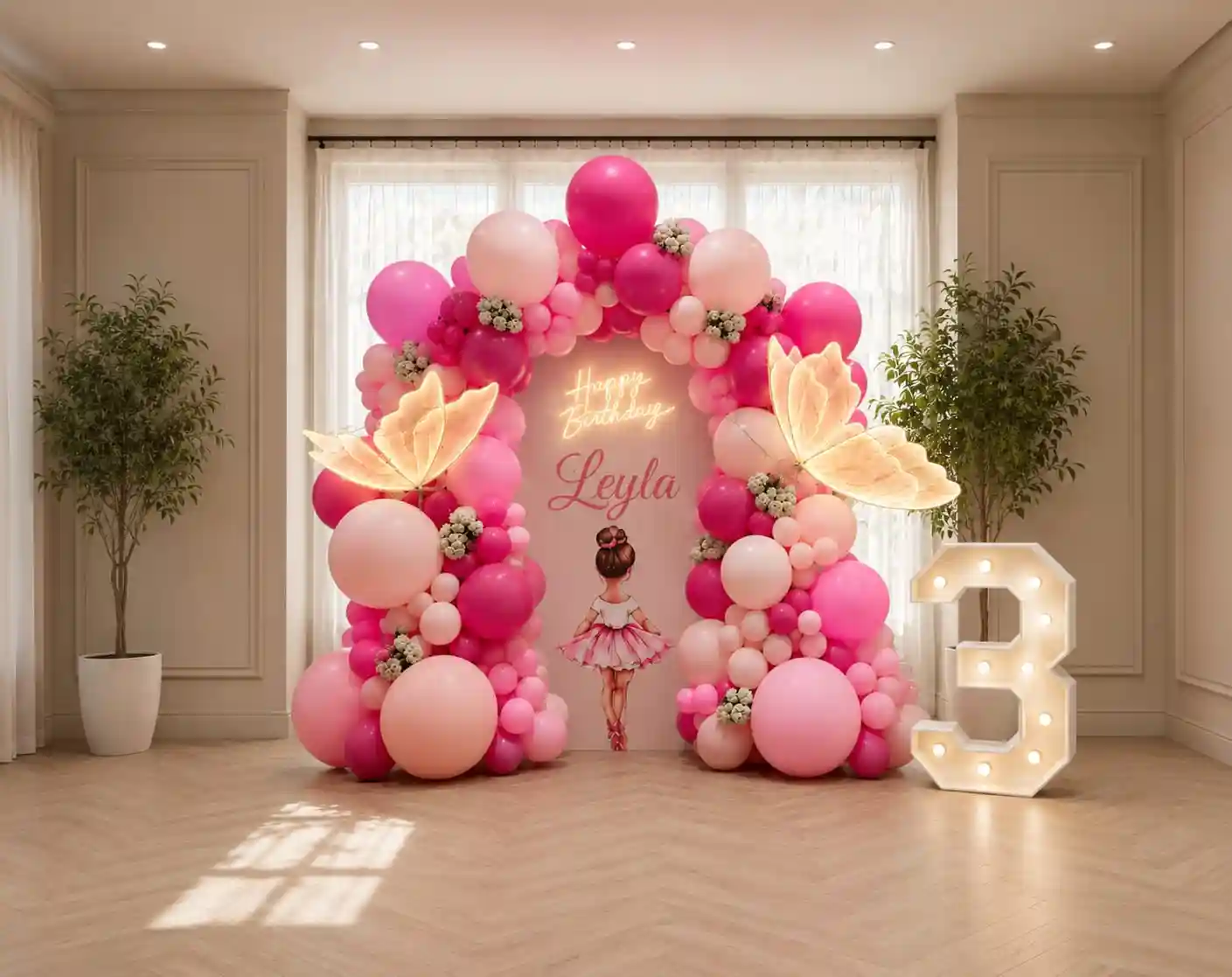 Little Ballerina Butterfly Decor